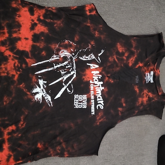Hot Topic Tops - Nightmare on Elm Street Freddy Krueger Tank Top